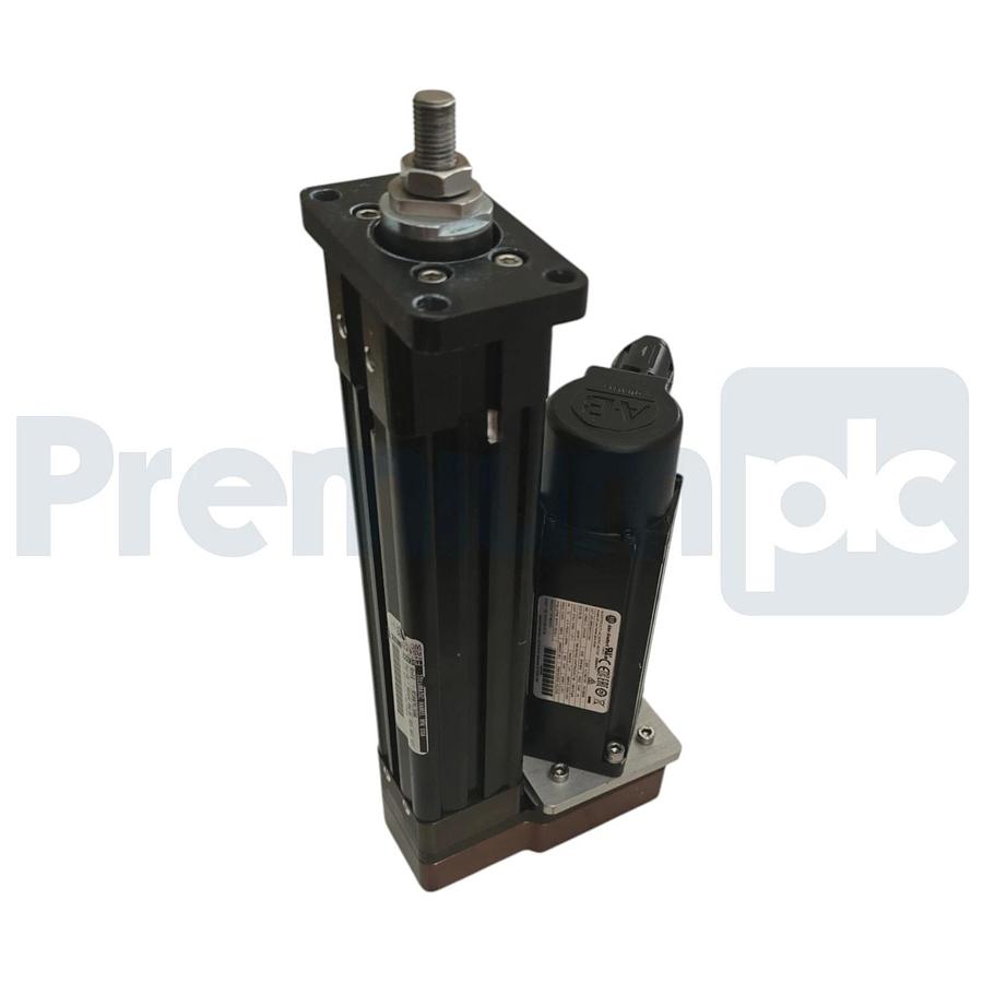 Used Tolomatic RSA24 BNL05 Actuator w/ Allen Bradley VPL-B0633M-PJ12AA Servo Motor