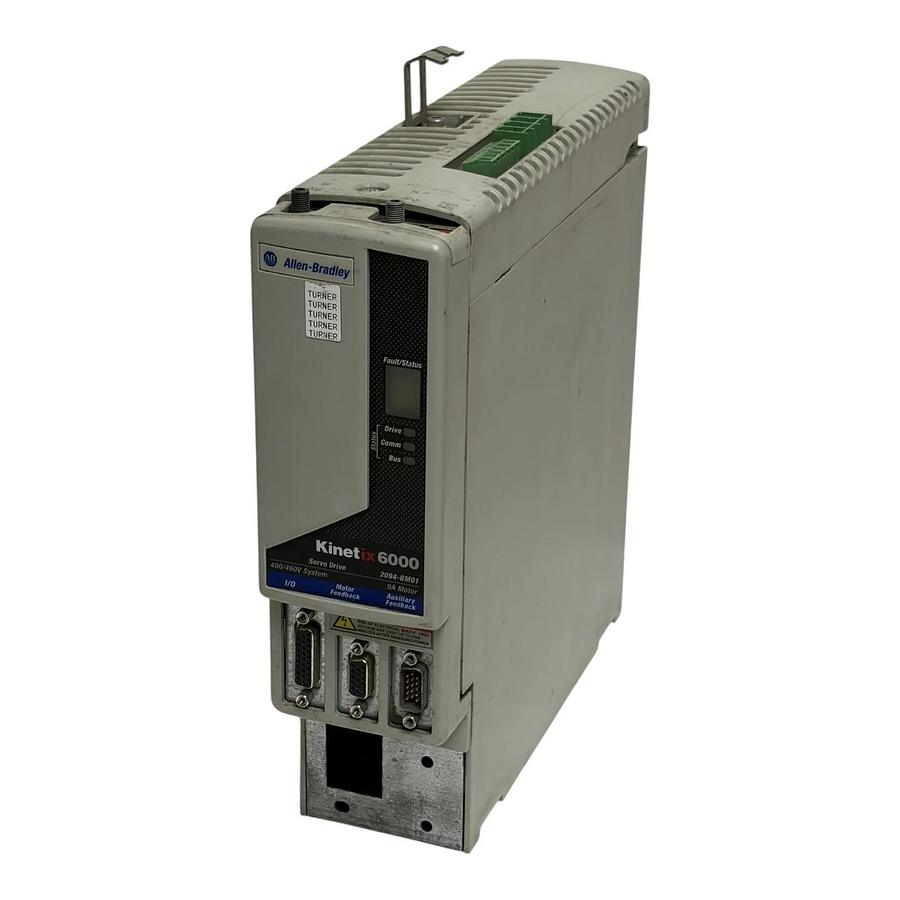 Used Allen-Bradley 2094-BM01 Kinetix 6000 9A Axis Module Damaged Plastic
