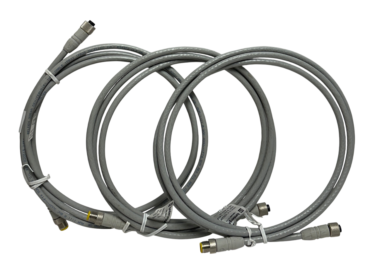 Used 3 LUMBERG 0935 614 103/2M / RST 5-RKT 5-614/2M / 900001294 CABLES 2M DNET NSNP
