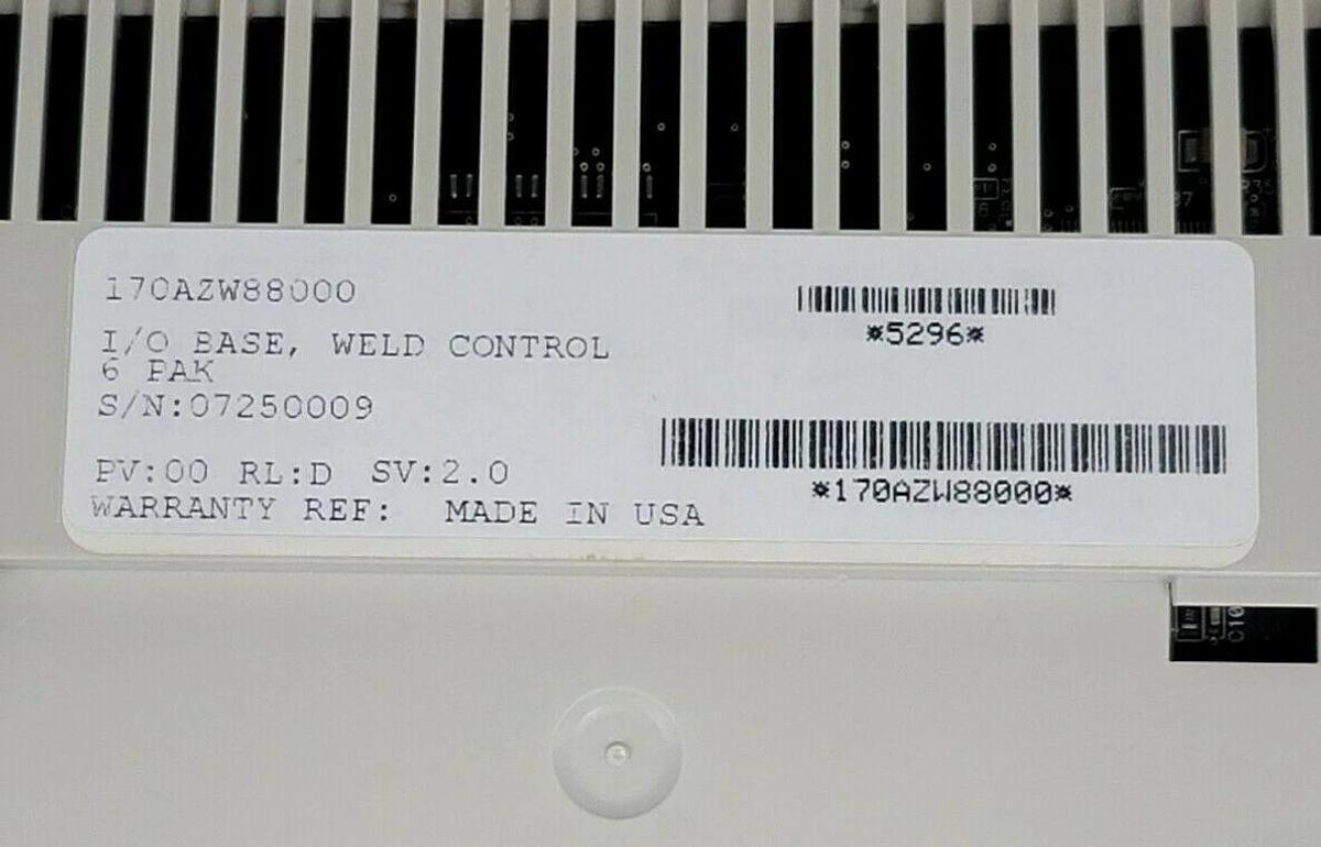 NIB SQUARE D 52046-491-53 DEVICENET WELDER I/O MODULE 170AZW88000, 170LNT71000
