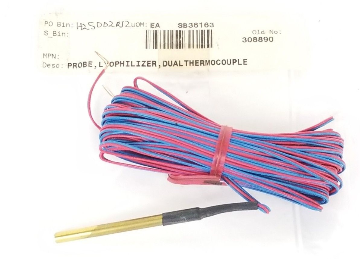 Used NEW OMEGA PROBE LYOPHILIZER DUAL THERMOCOUPLE