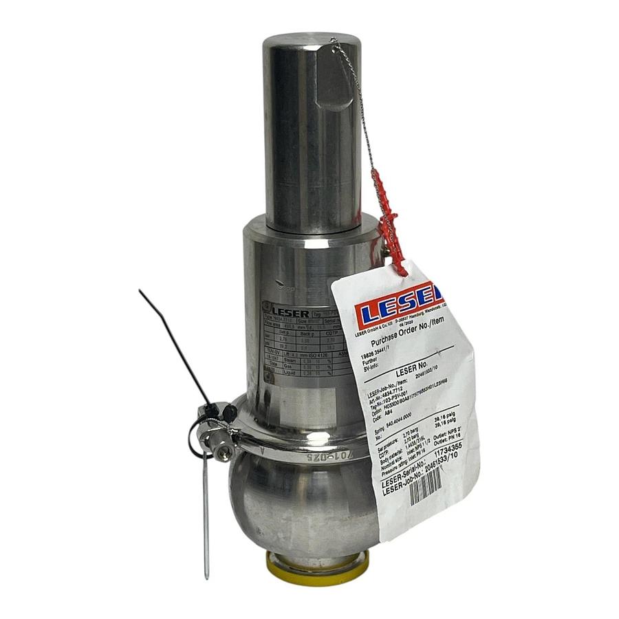 Leser Type 483 Clean Service Safety Relief Valve Art-No 4834.7712 2.70 bar