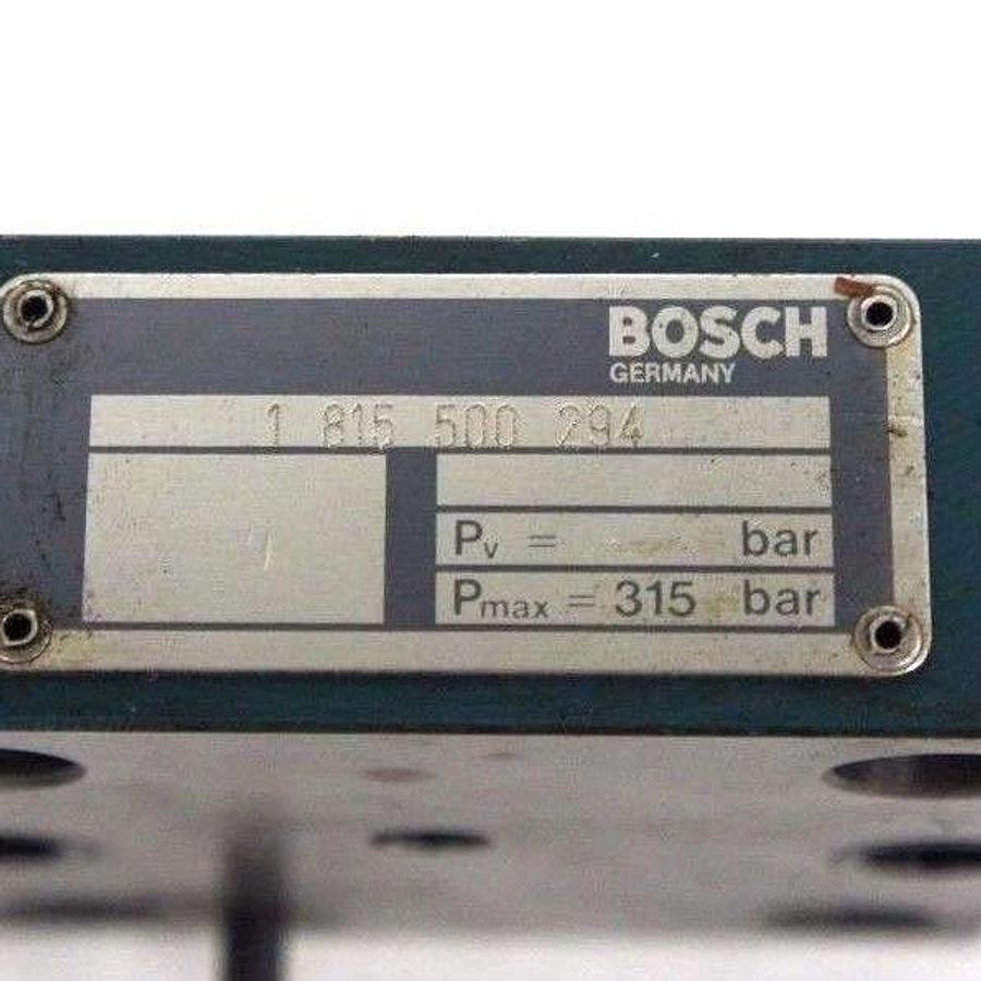 Used BOSCH 1815500294 VALVE 1-815-500-294, PMAX = 315 BAR