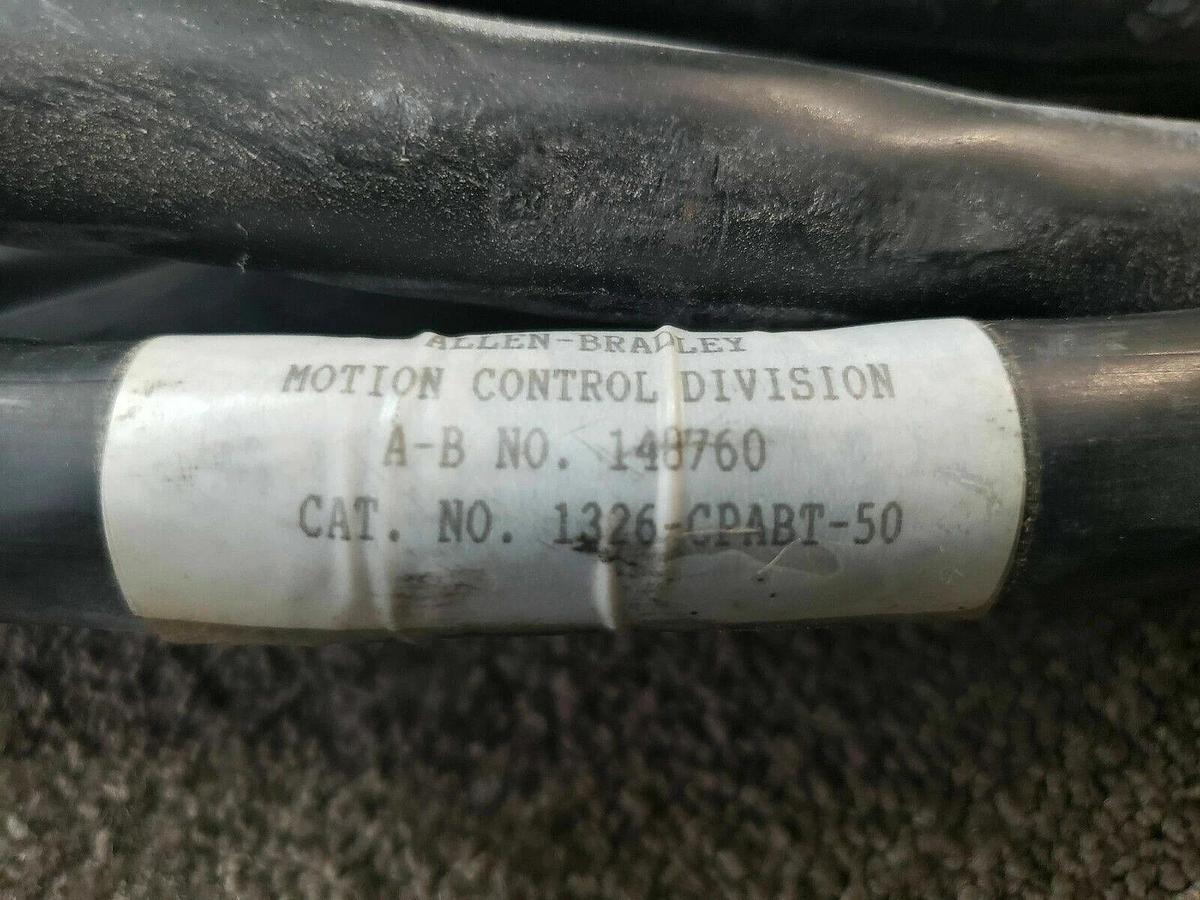Used ALLEN BRADLEY 1326-CPABT-50 POWER CABLE 148760 151226 1326CPABT50, 32FT