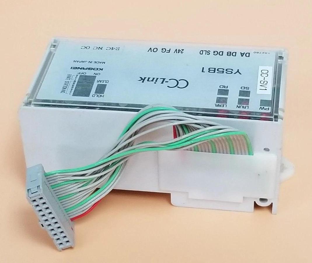 Used KOGANEI YS5B1 REMOTE I/O BLOCK CC-LINK Y038236-PCB1