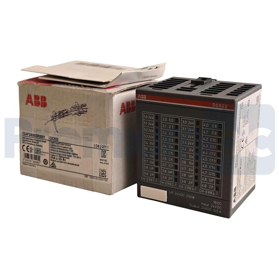 Used ABB 1SAP240600R0001 | DC522 S500 Digital Input/Output Module 16 DI/DO 24VDC NSMP