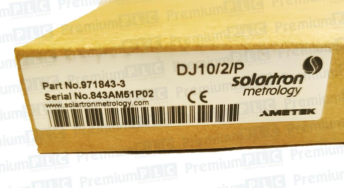 Used NEW SOLARTRON AMETEK 971843-3 SPRING DIGITAL PROBE W/ 6.35MM TIP DJ10/2/P