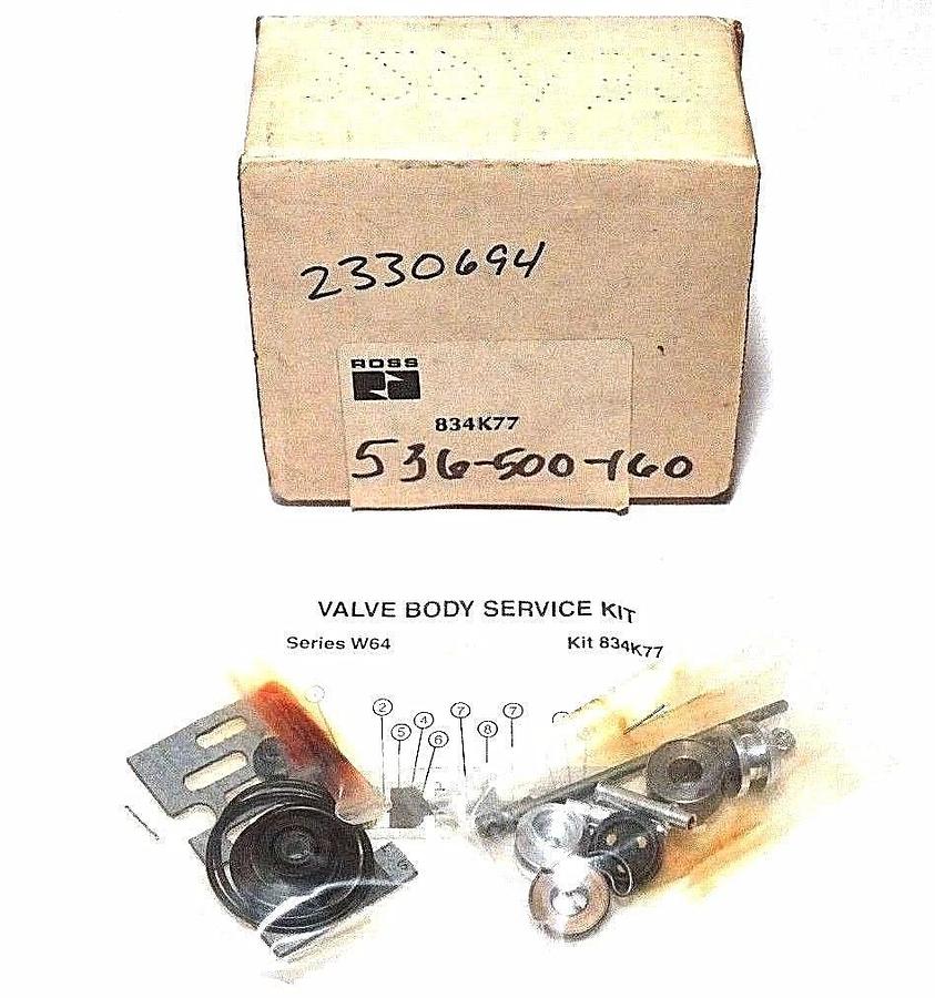 Used NEW ROSS CONTROLS 834K77 VALVE BODY SERVICE KIT SERIES W64