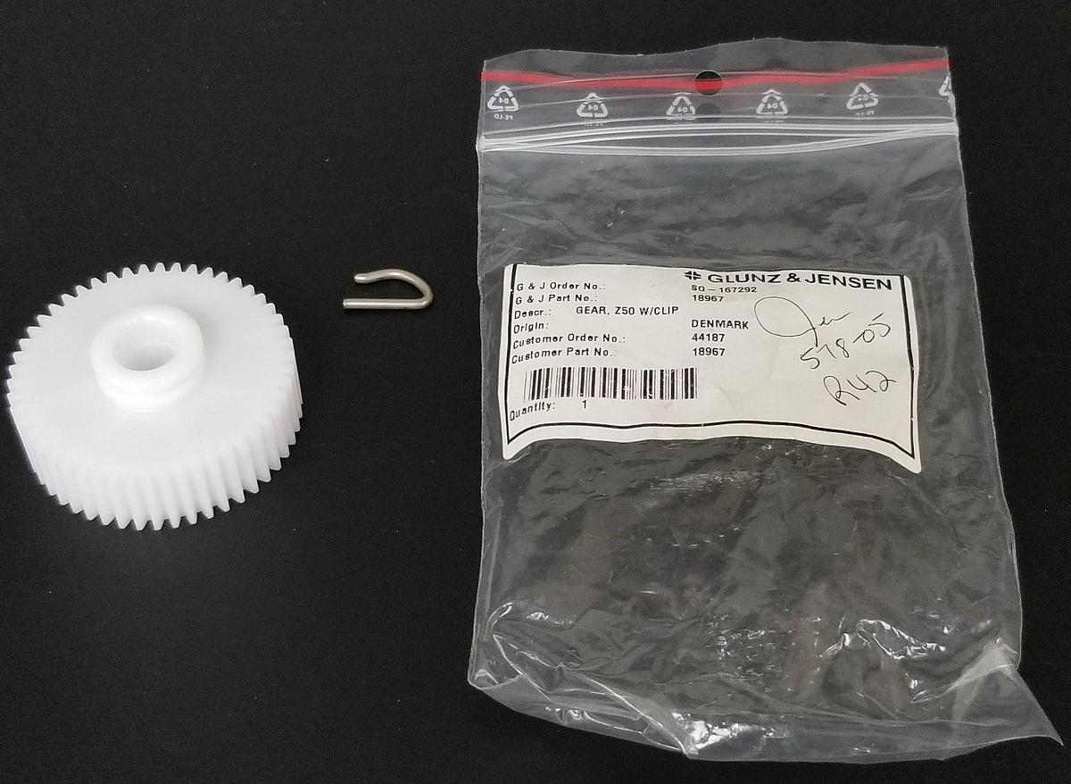 NEW GLUNZ & JENSEN 18967 GEAR, Z50 W/ CLIP