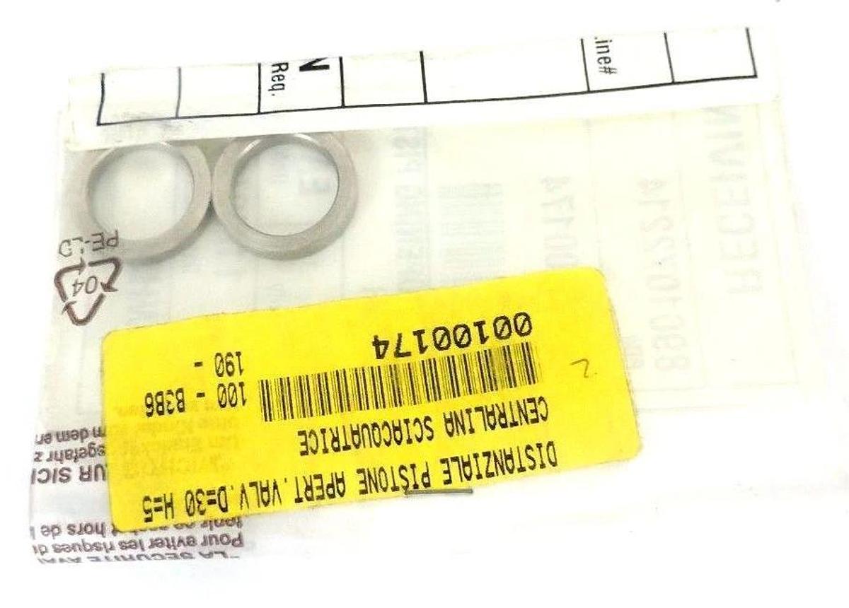 LOT OF 2 NEW CENTRALINA SCIACQUATRICE EP00100174 VALVE OPENING PISTON SPACERS
