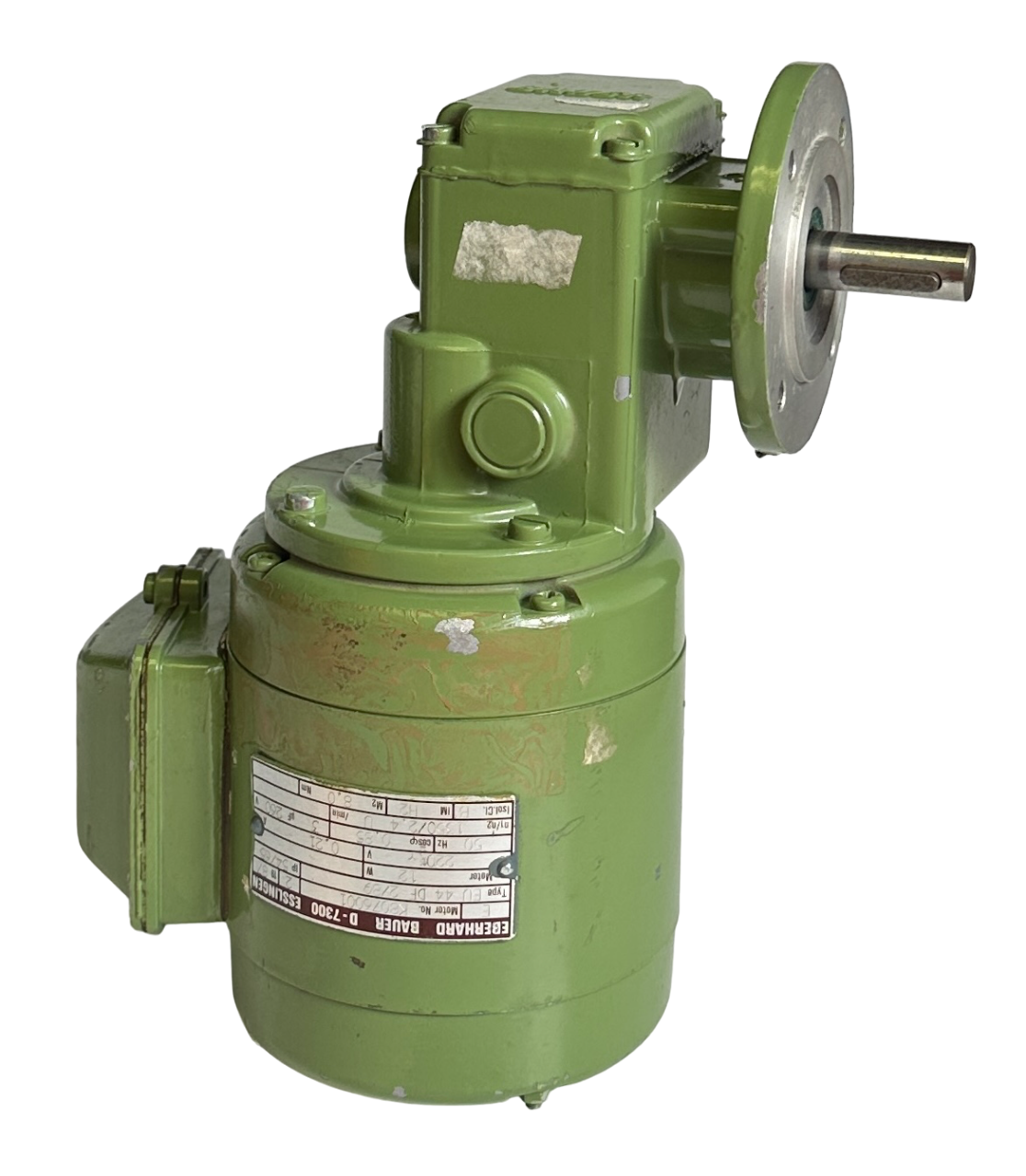 Used NEW BAUER EBERHARD EU44DF2/89 / D-7300 / K8076001 GEARMOTOR 12W 220V 0.21A 50Hz