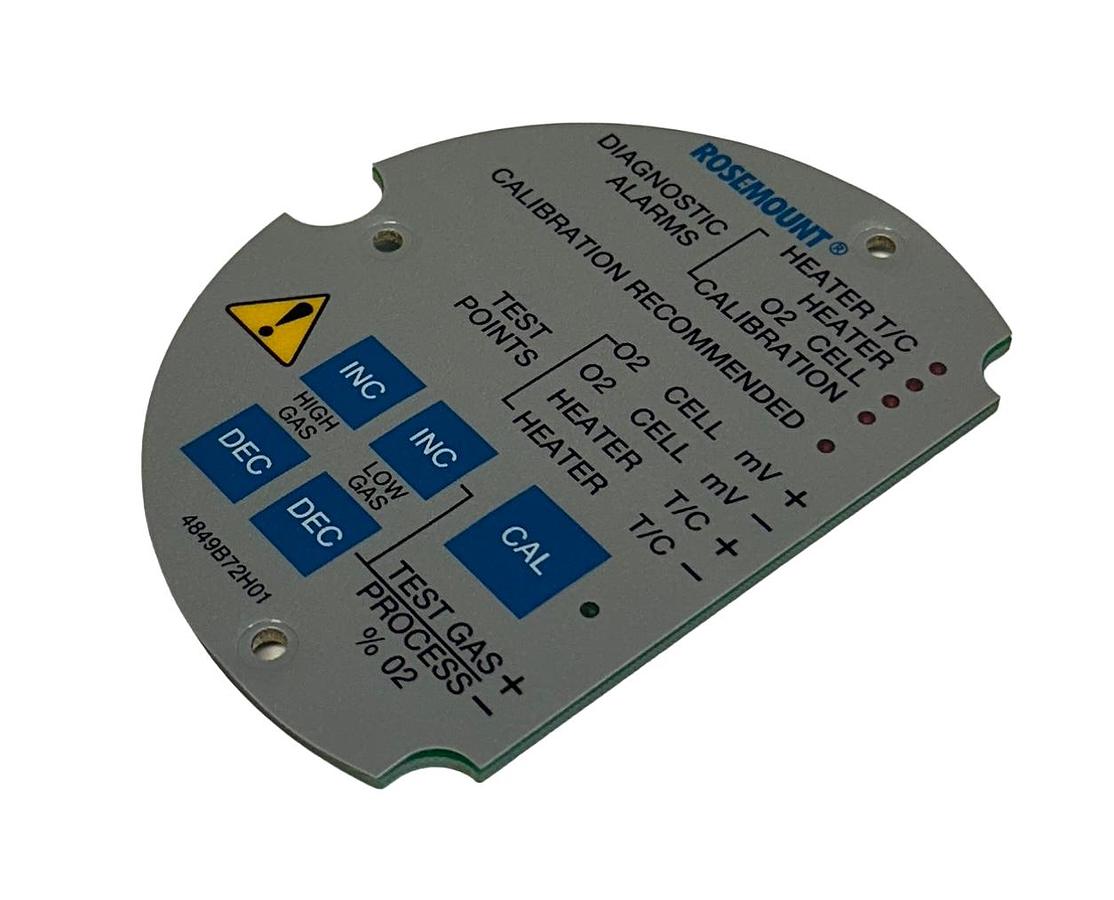 Used ROSEMOUNT ANALYTICAL 4849B72 / 4849B72H01 Rev. 3 KEYPAD CSI KYBDS 1173-1 NSNP