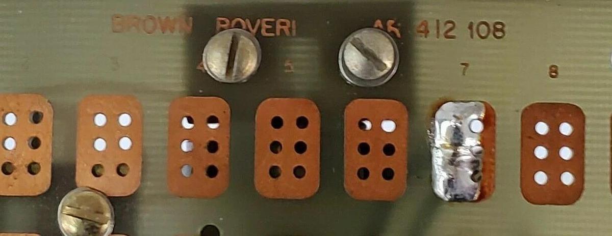 NEW BROWN BOVERI XZ 921a-E CIRCUIT BOARD, NR. B 1527840, A03B06, TYP XZ921AE