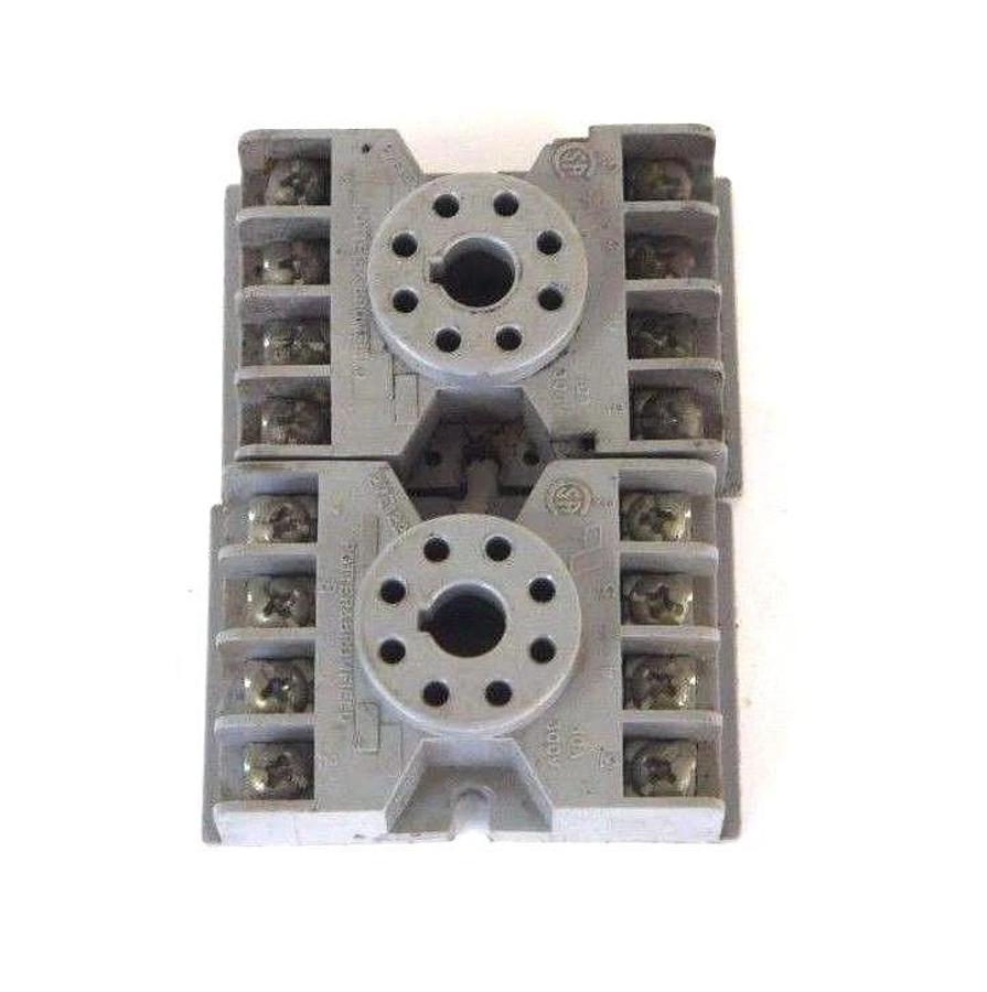 Used LOT OF 2 POTTER & BRUMFIELD 27E122 SOCKET RELAYS