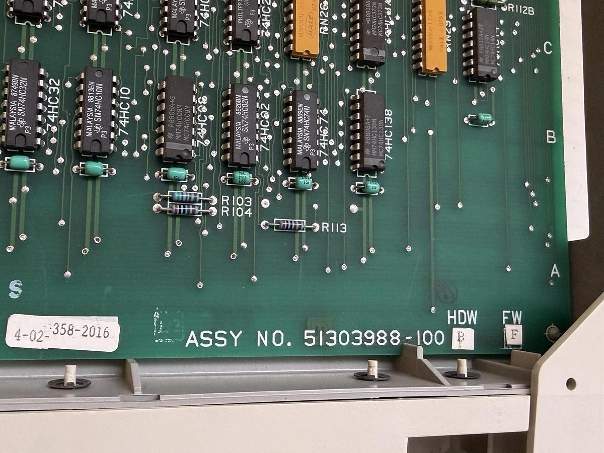 Used HONEYWELL 51401525-100 Rev A 15-Slot Chassis w/ (13) Digital & (2) Analog Module