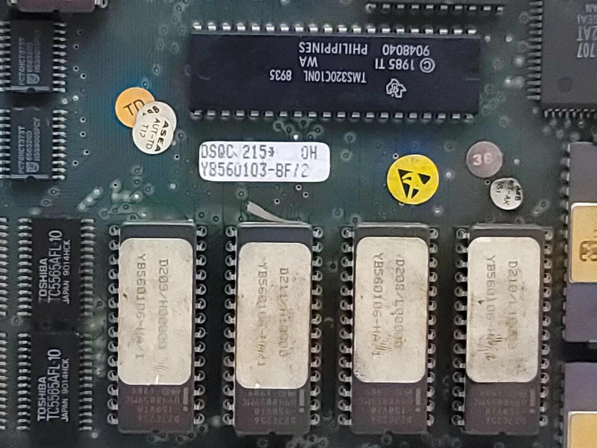 Used ABB YB560103-BF/2 CPU COMPUTER SYSTEM OPERATOR MODULE DSQC 215