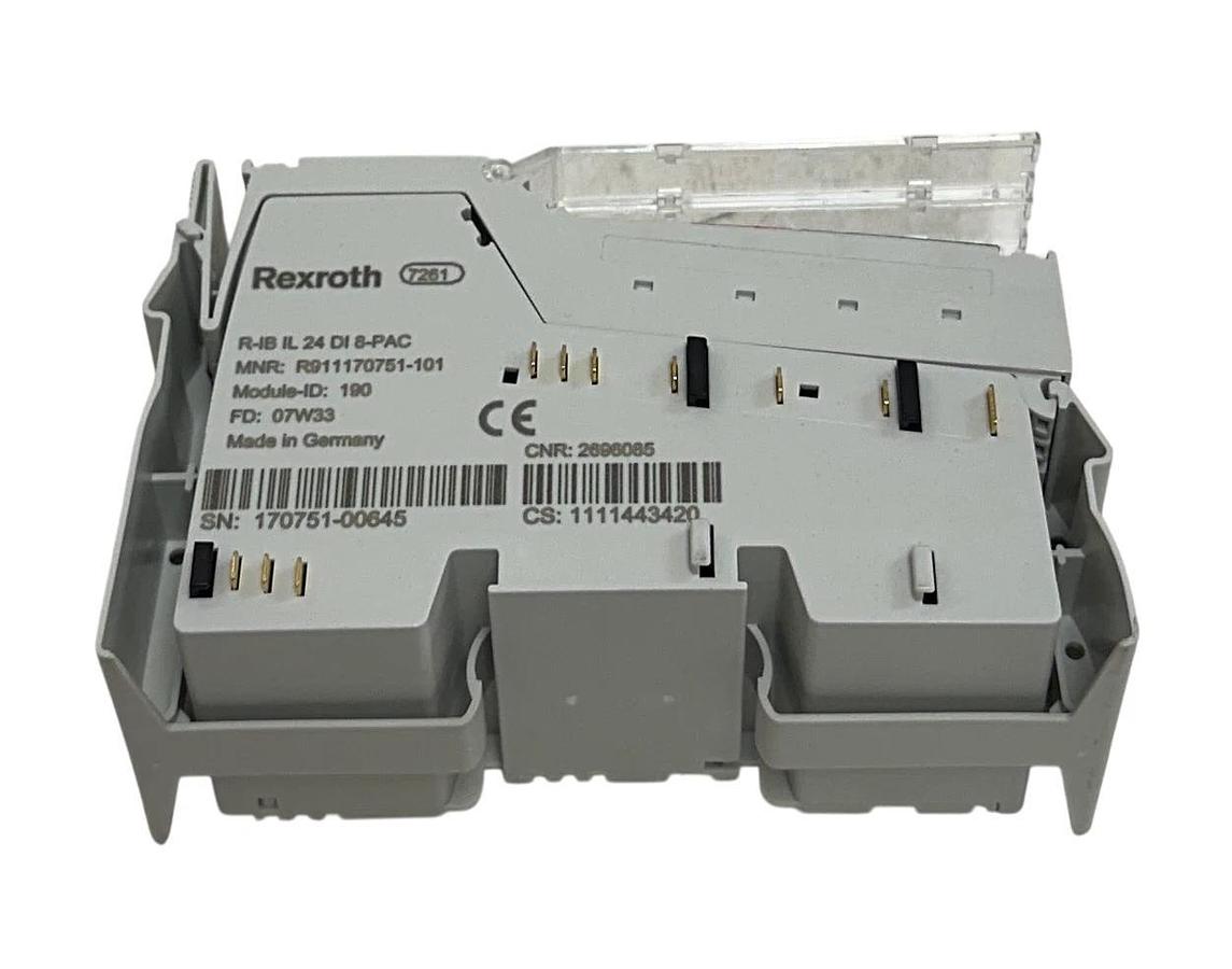 REXROTH R-IB IL 24 DI 8-PAC / R911170751 -101 DIGITAL INPUT TERMINAL 24VDC NSMP
