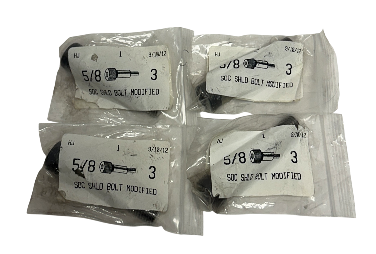 Used 4 UNBRANDED 5306-16-000-7797 / 5306160007797 SOC SHLD BOLTS 3'' LENGTH NSMP