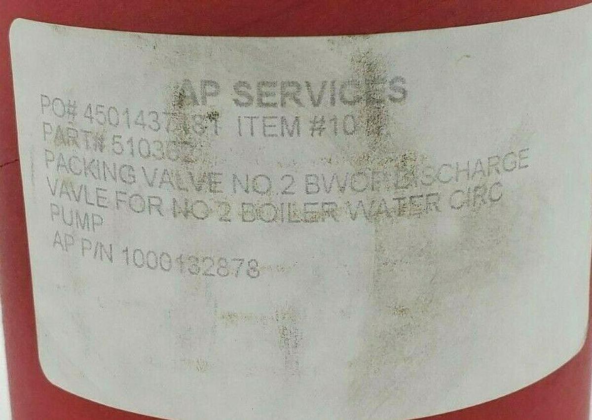 Used NEW AP SERVICES 510362 MECHANICAL PACKING SET 1000132878 FOR NO. 2 BWCP VALVE