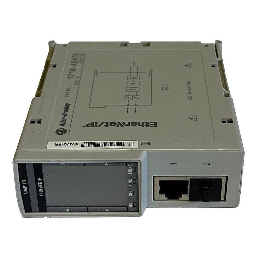 Used ALLEN BRADLEY 1719-AENTR /A EX I/O INTRINSICAL EtherNet/IP ADAPTER 1719AENTR *