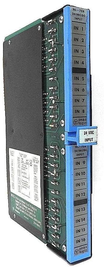 Refurbished REPAIRED WESTINGHOUSE NL-708 INPUT MODULE 24VAC/DC NUMALOGIC NL708