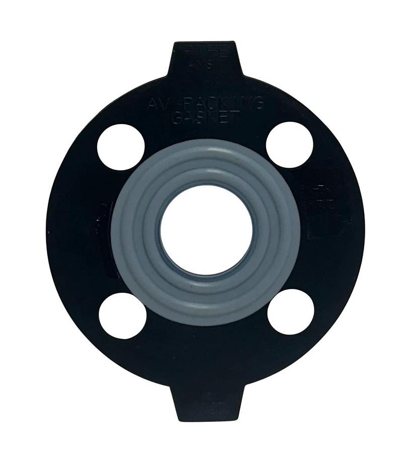Used 3 ASAHI 25 (1) ANSI AV PACKING GASKETS PTFE OEM 1'' FLANGE TEFLON BONDED NSNP