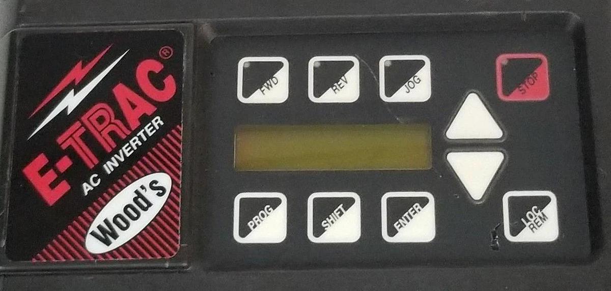 Used VACON / TB WOODS WFC2000-7C INVERTER DRIVE 3/4HP 3.1AMP 230V 3 PHASE WFC20007C
