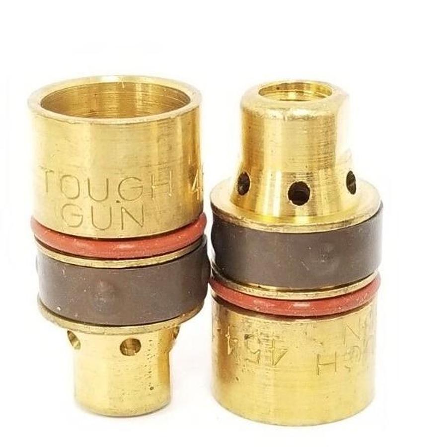 Used LOT OF 37 NEW TOUGH GUN 454-1 RETAINING HEADS 4541