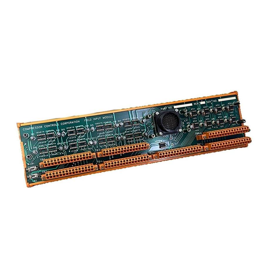 Used COMPRESSOR CONTROLS CORP. 912718 /67 FIELD INPUT MODULE SP-A/D FIM 91271867 SP-A