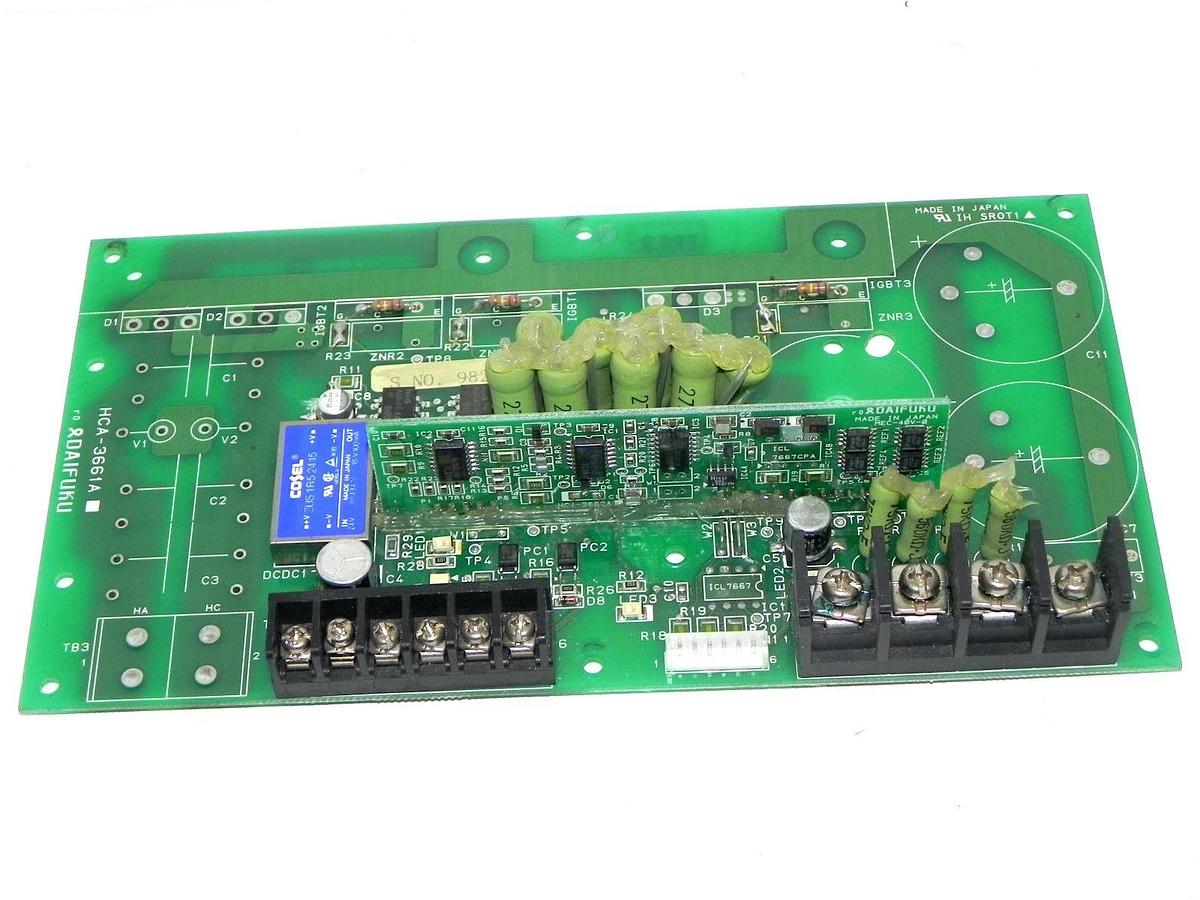 Used DAIFUKU HCA-3661A BOARD IH SR0T1 W/ MEC-40V-0 BOARD