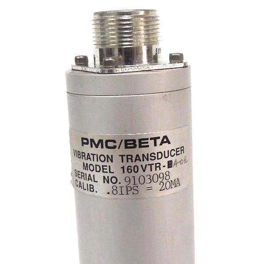 NEW PMC BETA 160VTR-A-02 VIBRATION TRANSDUCER CALIB: .8IPS = 20MA