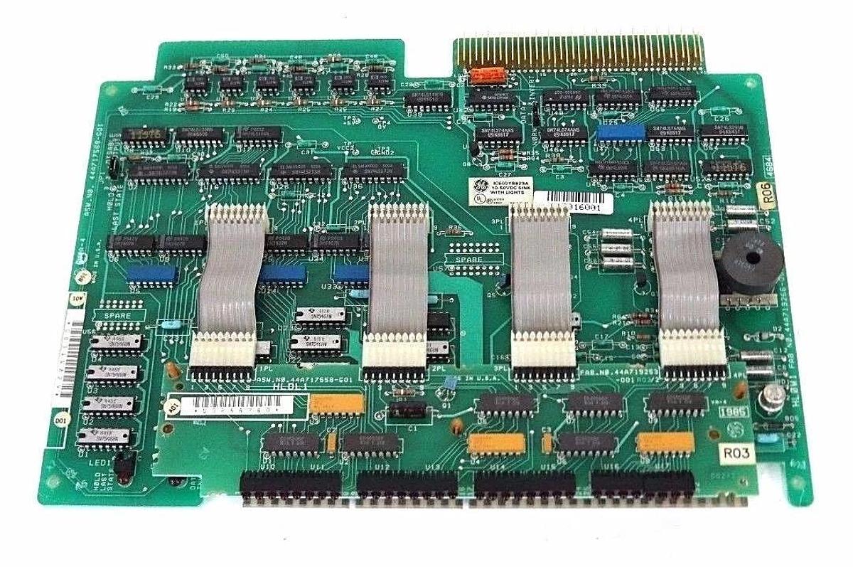 Refurbished REPAIRED GE FANUC IC600YB923A 10-50VDC SINK W/LIGHTS 44A717568-G01, HL0M1