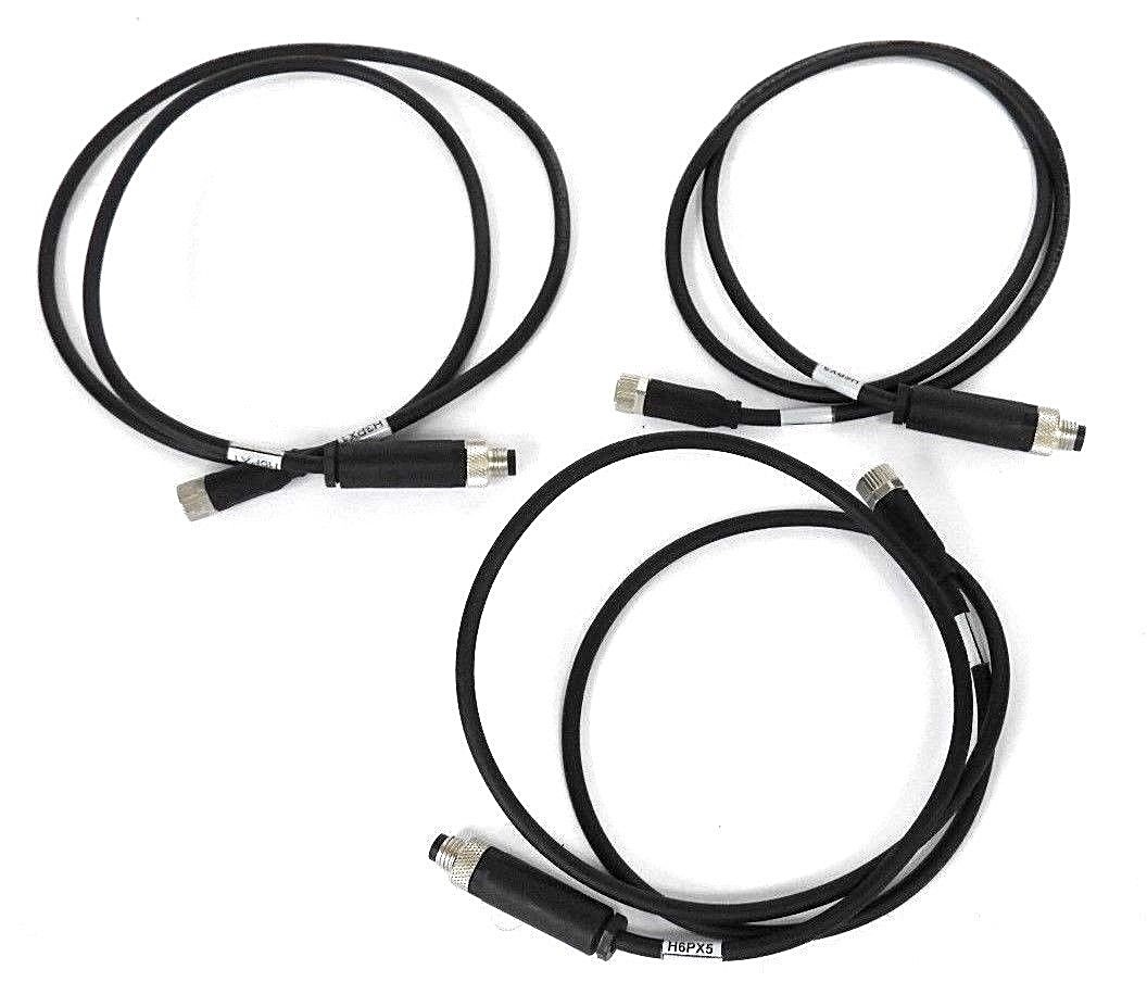 Used LOT OF 3 AUTOMATION DIRECT CD08-0C-050-A1 CABLES FOR QUICK-DISCONNECT SENSORS