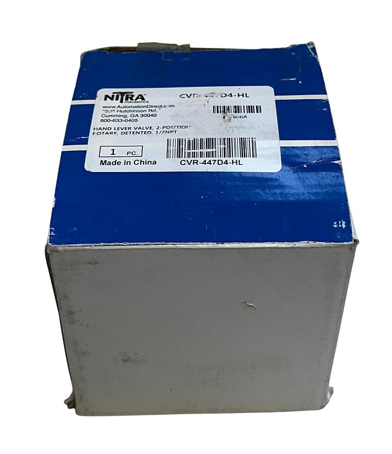 Used AUTOMATION DIRECT CVR-447D4-HL / CVR447D4HL NITRA PNEUMATIC VALVE 0-145PSI NSMP