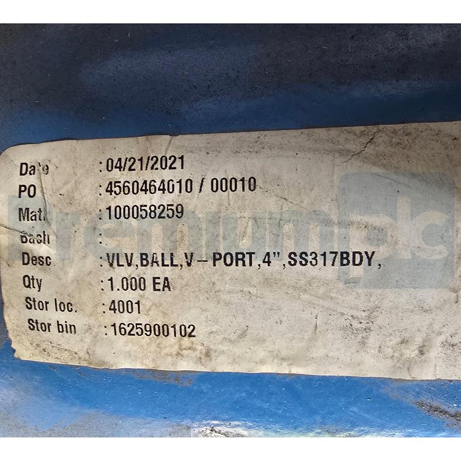 Used Neles Metso RECA04CJJSTA V-Port Segment Valve SS 4" ND9103HN-CE07 QPX3C/K35C NEW