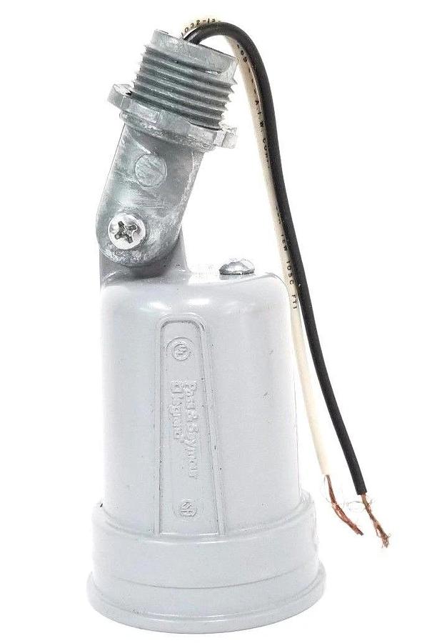 NEW PASS & SEYMOUR LEGRAND PAR1 OUTDOOR LAMPHOLDER GRAY