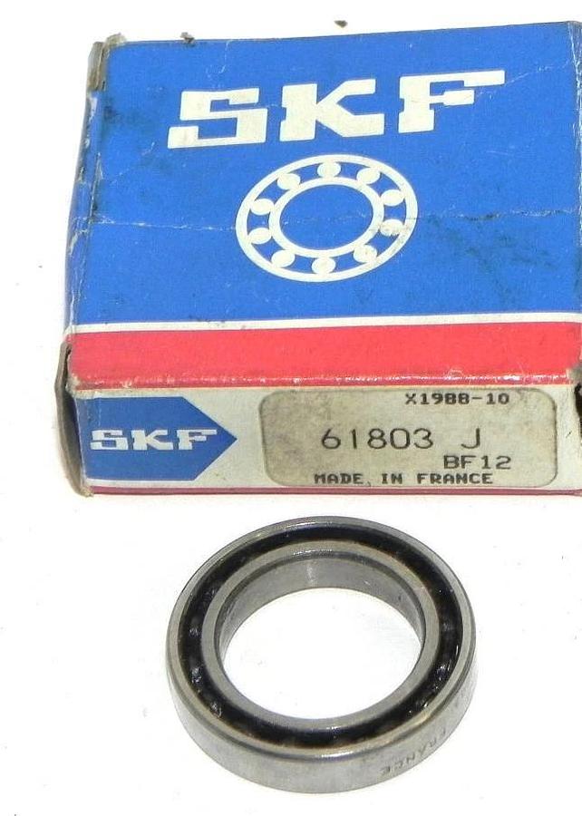 Used NIB SKF 61803 BALL BEARING THIN SECTION 61803 J