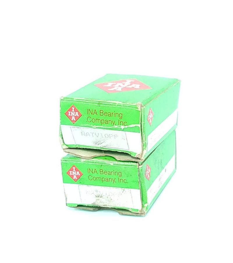 Used LOT OF 2 NIB NATV10PP TRACK ROLLER BEARINGS