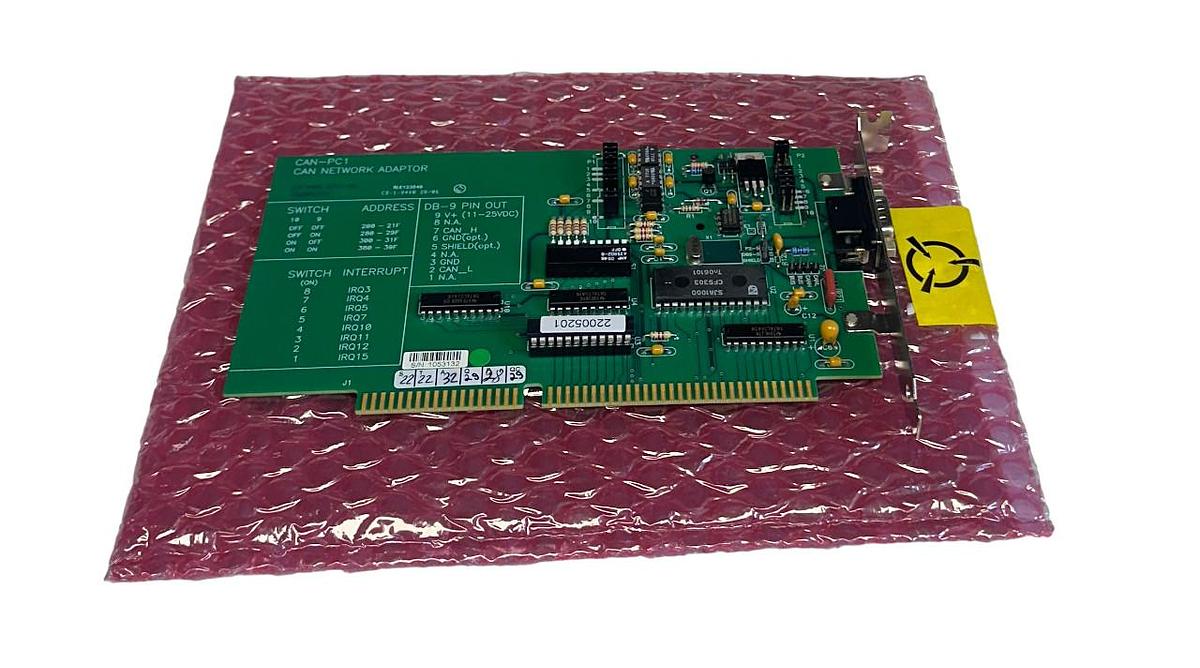 Used MKS DIP CAN-PC1 / CANPC1 CAN NETWORK ADAPTER CARD 15005224 Rev. 01 DIP052 USNP