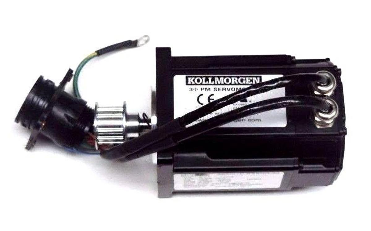 Used KOLLMORGEN AKM21E-BSSNR-02 SERVO MOTOR 160VDC, 7000RPM, CLASS F, AKM21EBSSNR02