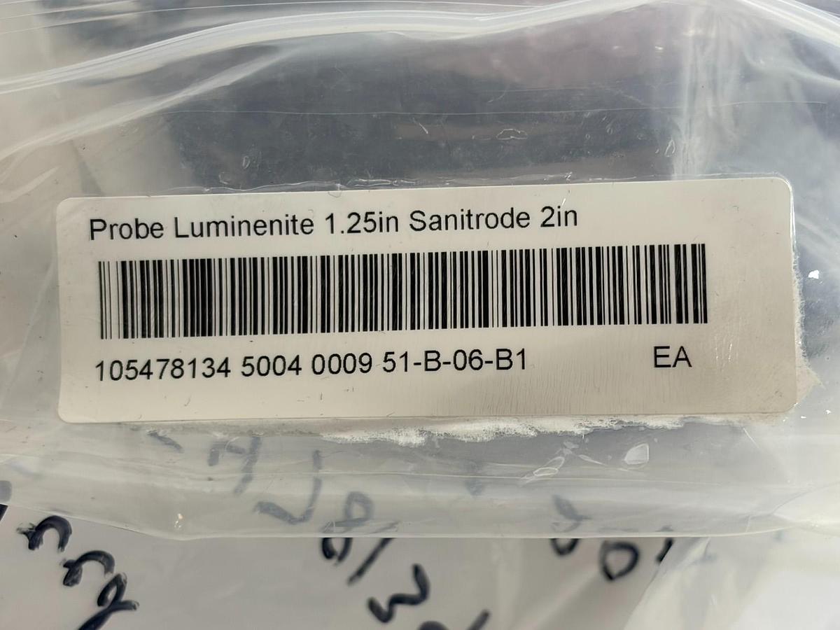 Used NEW Lumenite 2" Sanitary Tri-Clamp Level Probe 1.25" Rod w/ Type-J 20ft Cable