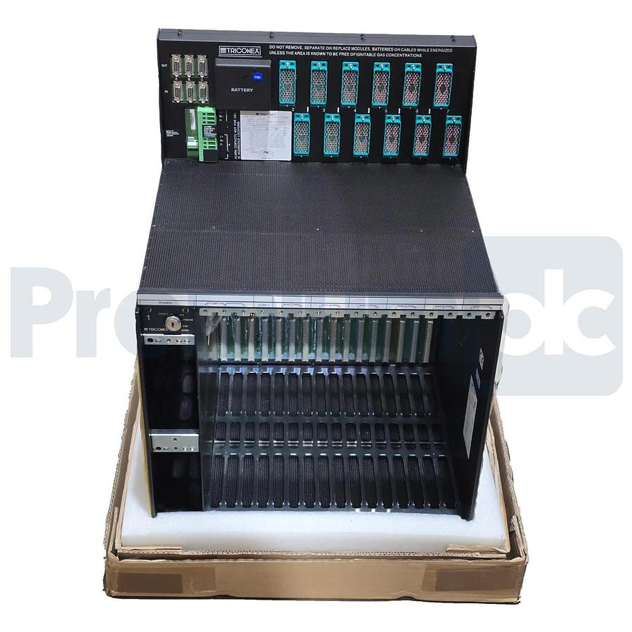 Triconex 8110 EcoStruxure Tricon SIS High Density Main Chassis 3000602-100 NEW