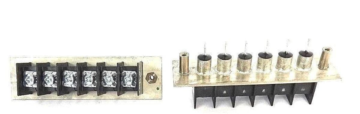 Used LOT OF 2 TUSONIX INC 7606-551N LF TERMINAL BLOCKS AQ 3, SREW, 20, 6