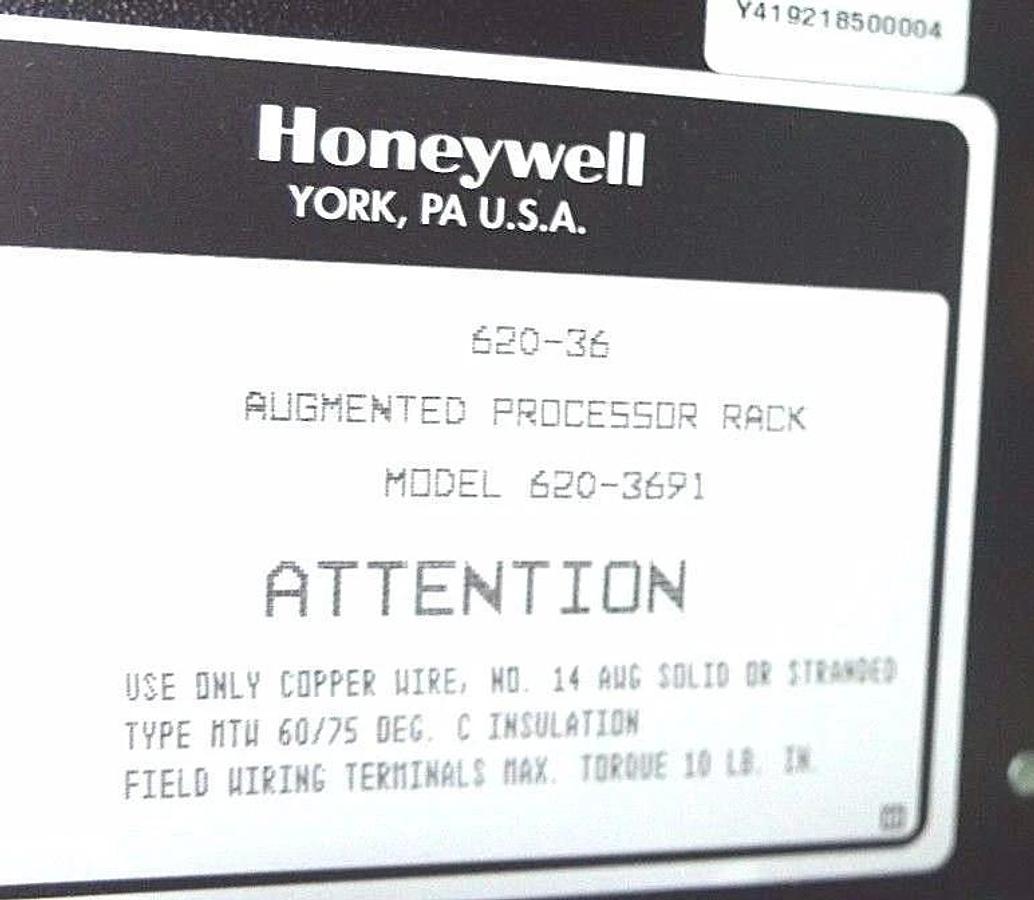 Used NIB HONEYWELL 620-3691 11/14/16/36 AUG RACK 4 OS 19" 6203691 620-36 D031009067B