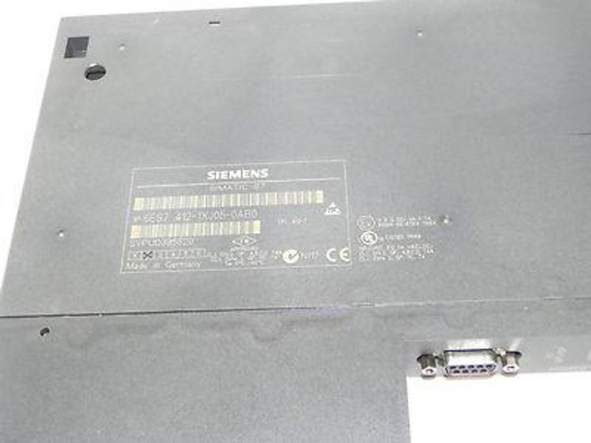 Used SIEMENS 6ES7-412-1XJ05-0AB0 MODULE CPU 412-1 SIMATIC S7 412-1XJ05-0AB0