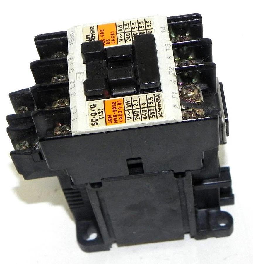 Used FUjI ELECTRIC SC-0/G CONTACTOR 4GC0F0, SC-O/G (13)