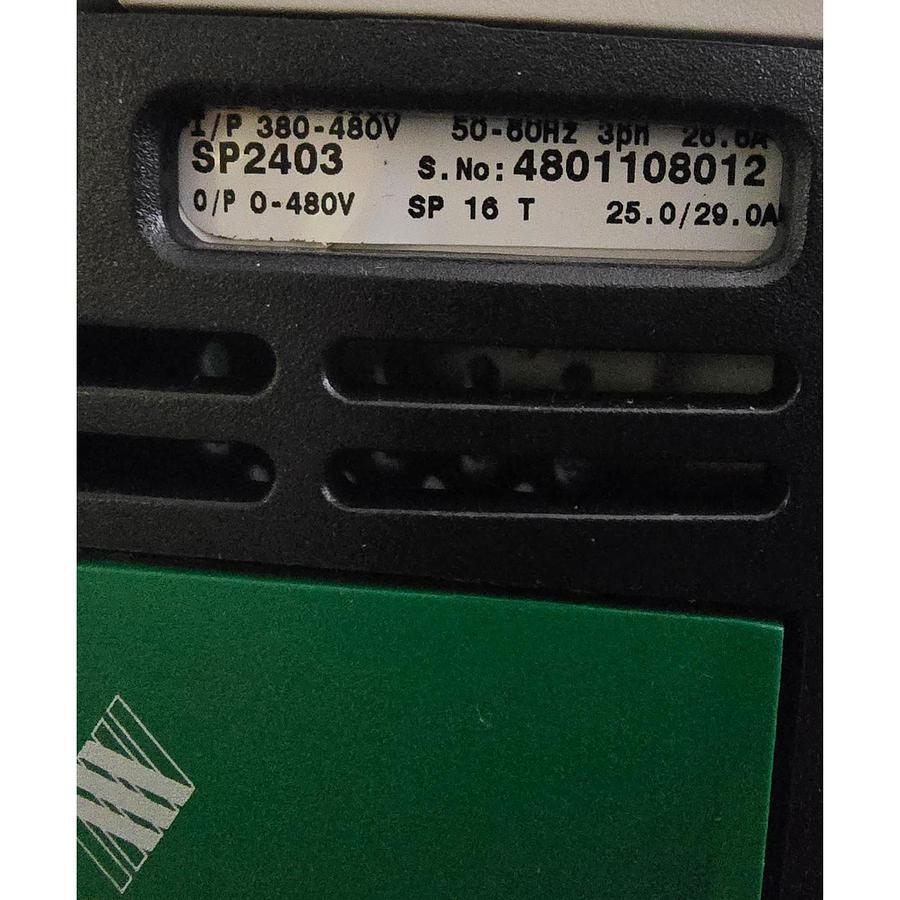 Used EMERSON NIDEC CONTROL TECHNIQUES SP2403 Unidrive SP AC DRIVE 11/15kW 480V NSNP
