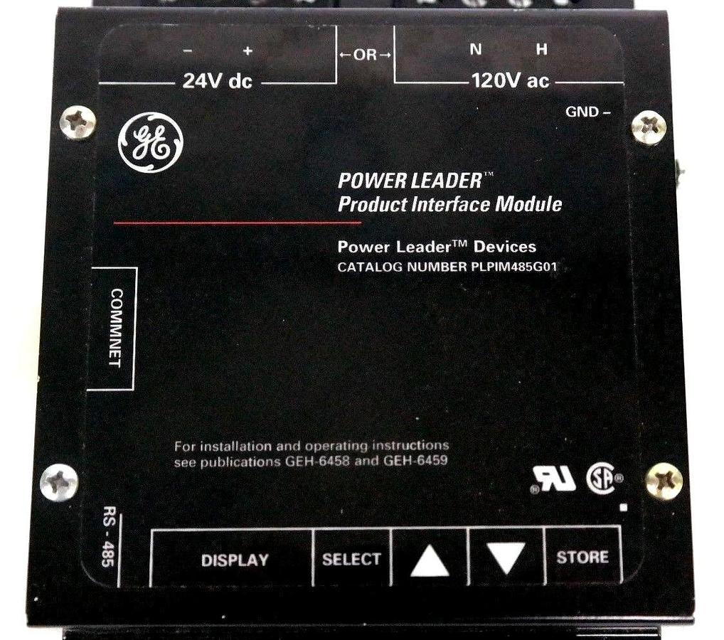GENERAL ELECTRIC PLPIM485G01 POWER LEADER PLC PRODUCT INTERFACE MODULE