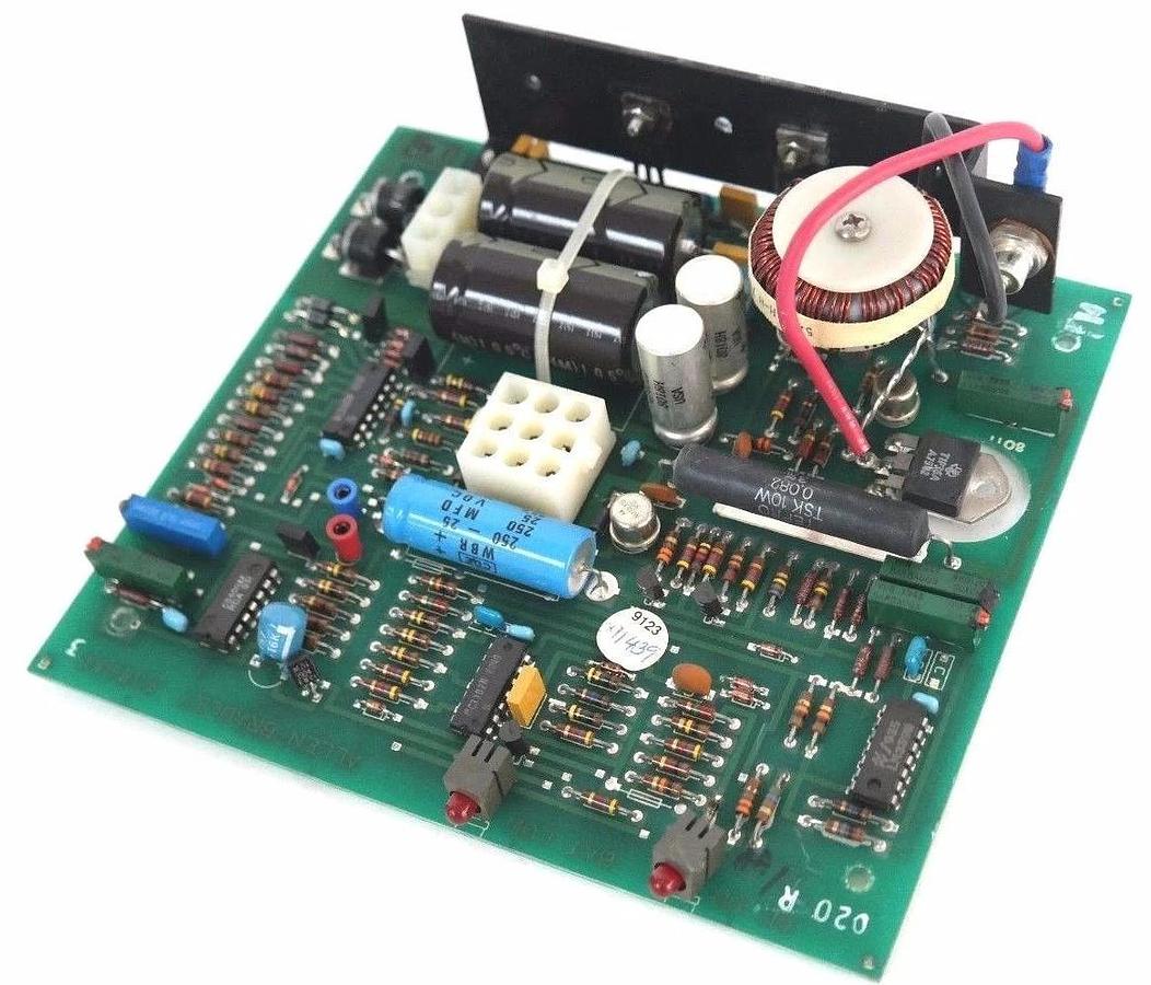 Used ALLEN BRADLEY 636806 POWER SUPPLY BOARD 636806 REV-2 BACK SIDE