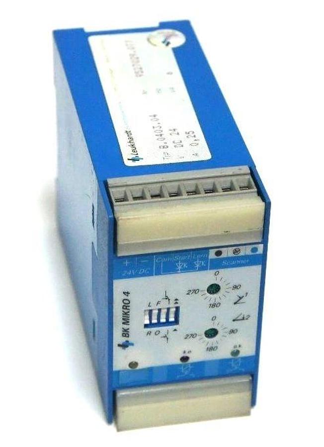 Used LEUKHARDT 8.0403.04 BK MIKRO 4 TIME DELAY RELAY 9527029.077